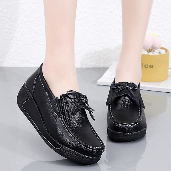 Damer Casual Mode Skor Loafer Skor Mamma Skor 3Au18798 Black 41