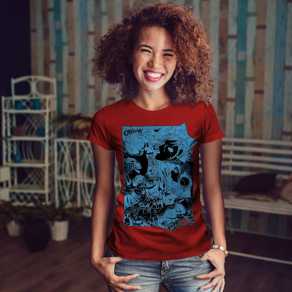 Comics Skull Cool Women Redt-shirt 3XL