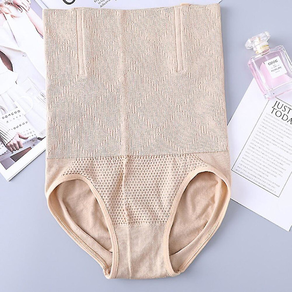 Butt Lifter Body Shaper Gördel Byxa Stringkalsonger För Dam Waist Trainer Trosor Magkontroll Shapewear,beige XS S 40 to 50kg