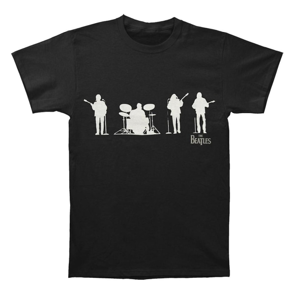 The Beatles Saville Row Line Up Silhouette T-shirt L