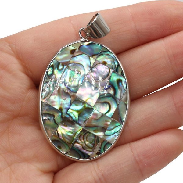 Naturliga Abalone Shell Hängen Multi-shaped Pärlemor Shell Berlocker för smycken gör DIY Wome