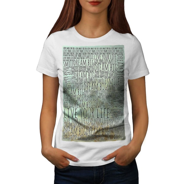 Dröm stora positiva kvinnor T-shirt M
