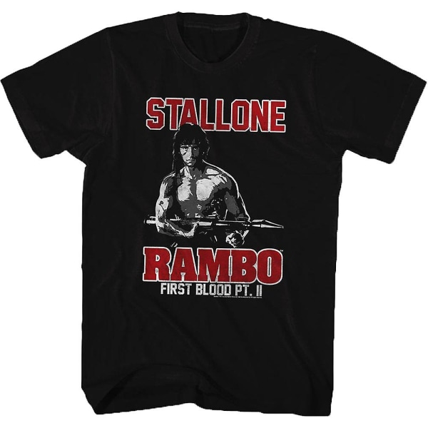 First Blood Part II Rambo T-shirt S