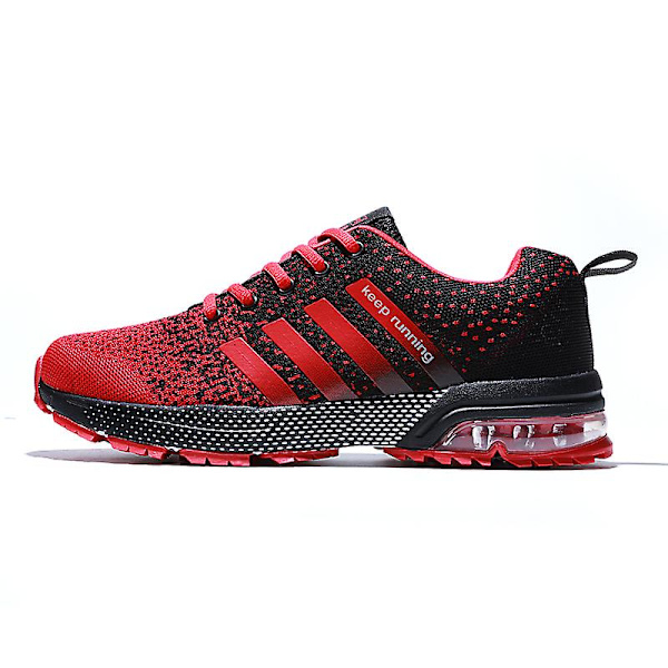 Herr Sneakers Andas löparskor Mode Sportskor 8702-1 Red 41