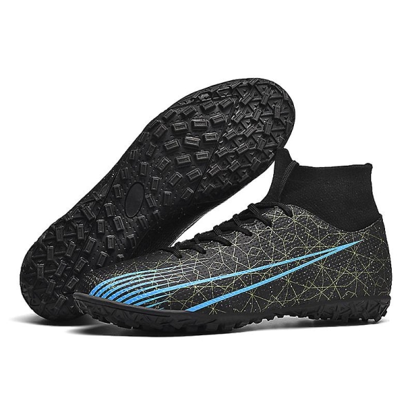 Fotbollsskor för män Halkfria fotbollsskor för herr, Gräs Fotbollssneakers 2L20167-1 Black 45