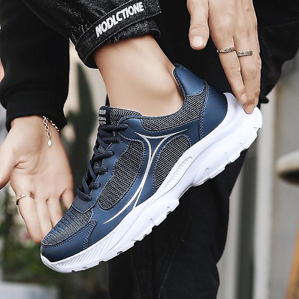 Löpning för herr Andas promenader Athletic Skor Mode Sneakers 3Bnk12 Blue 41