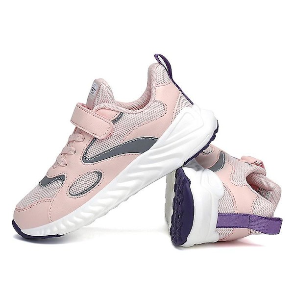 Barn Sneakers Pojkar Flickor Andas löparskor Mode Sportskor K851 Pink 34