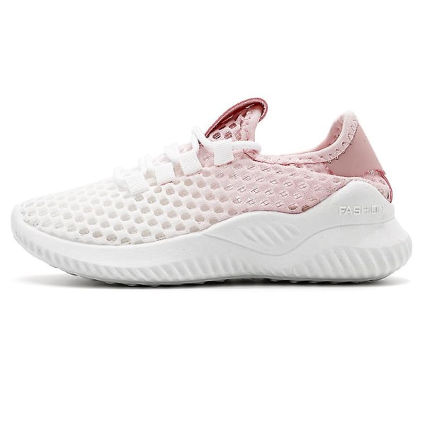 Sneakers för barn Löpartennisskor Lättviktsventilerande Sport Athletic 3D6657 Pink 32