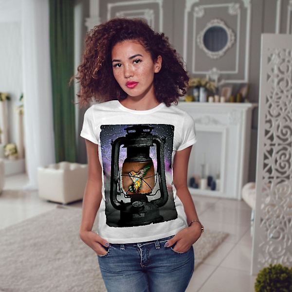 Loud Bird Lantern T-shirt för kvinnor M