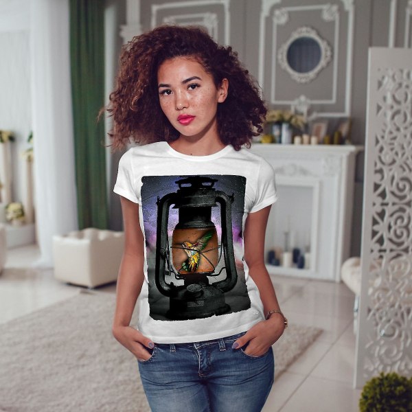 Loud Bird Lantern T-shirt för kvinnor S