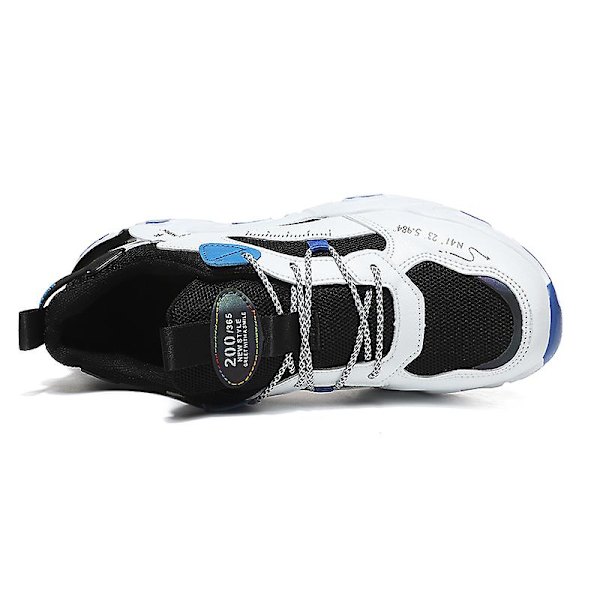 Basketskor för män Andas Sneakers Löparskor 3A6636 BlackBlue 41