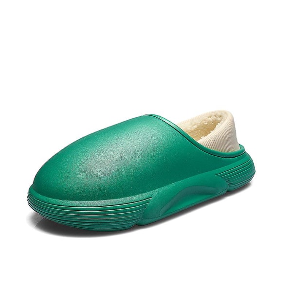 Män Kvinnor Bomulttofflor Modesandaler Utomhus Halkfria Inomhusskor Yj5750 Green 29-30