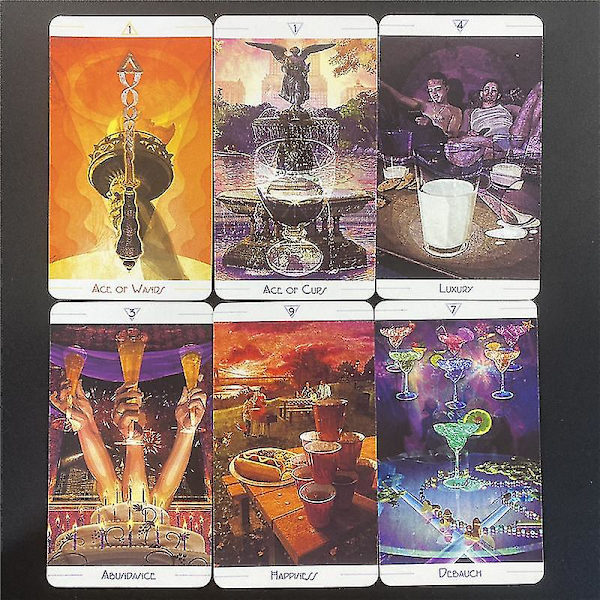 Murder Of Crows Tarot Card For Divination Engelsk version Tarot Deck Card Oracle Card Brädspel för vuxen med pdf-vägledning44st Ts01