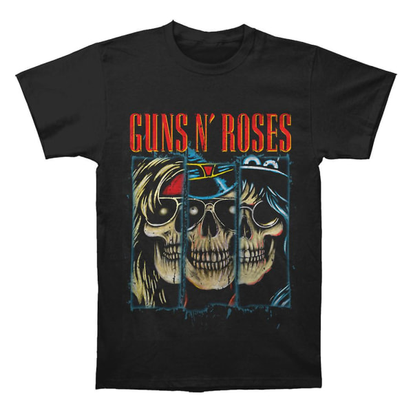 Guns N Roses Skulls AFD Röd T-shirt M