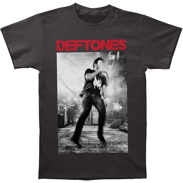 Deftones Live Chino T-shirt för män, stor svart 3XL
