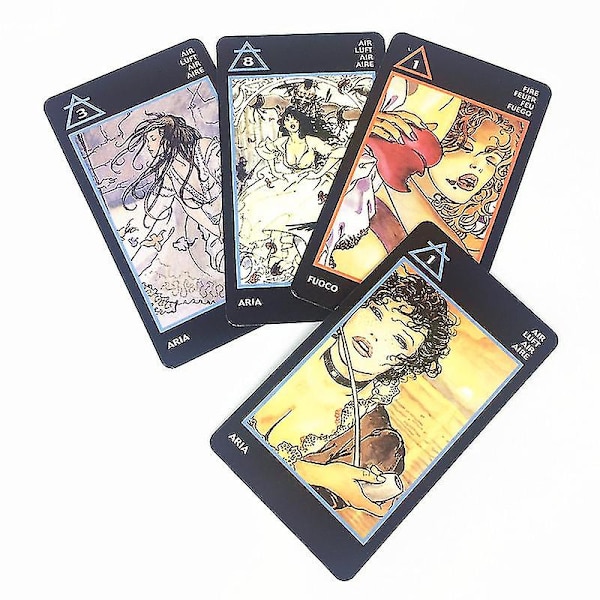2020 högkvalitativa nya tarot av Manara-kort av Milo Manara Pdf-guidebok spelkort för festspel49st Ts11