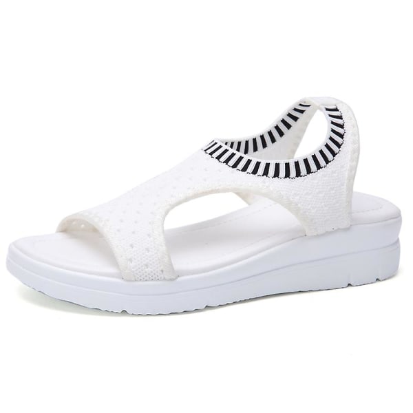 Damsandaler Casual Andas strandskor 808 White 40