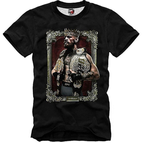 T Shirt Conor Mcgregor Mma King Ufc Mma Champ Black L