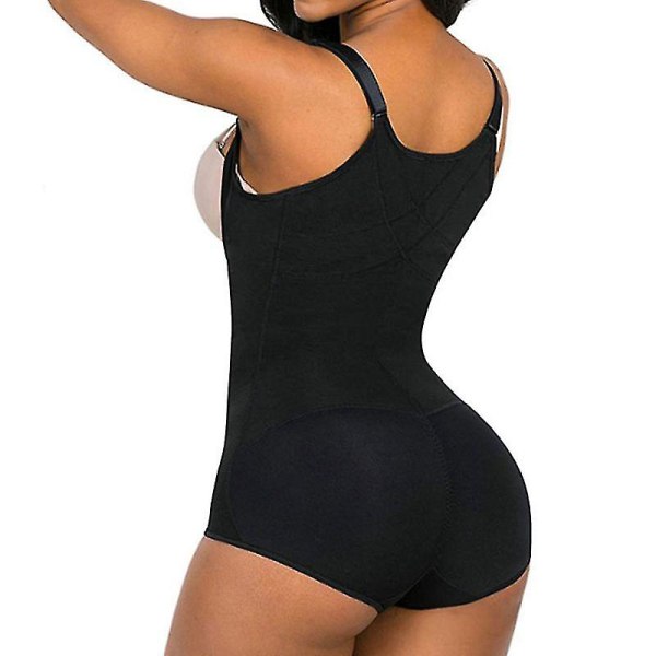 Lequeen Body Shaper Dam Waist trainer Butt Lifter Platt Mage Bantning Binders Body Slida Magen Dra Korsett Trosor Shapewear,blcack4 XS