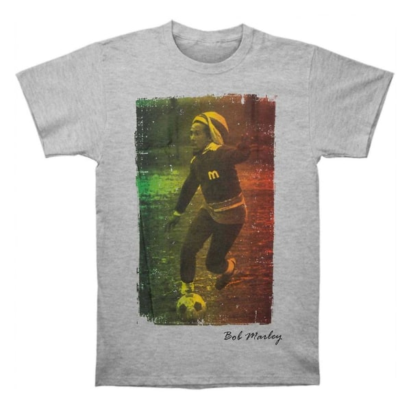 Bob Marley Rasta Football Slub T-shirt S