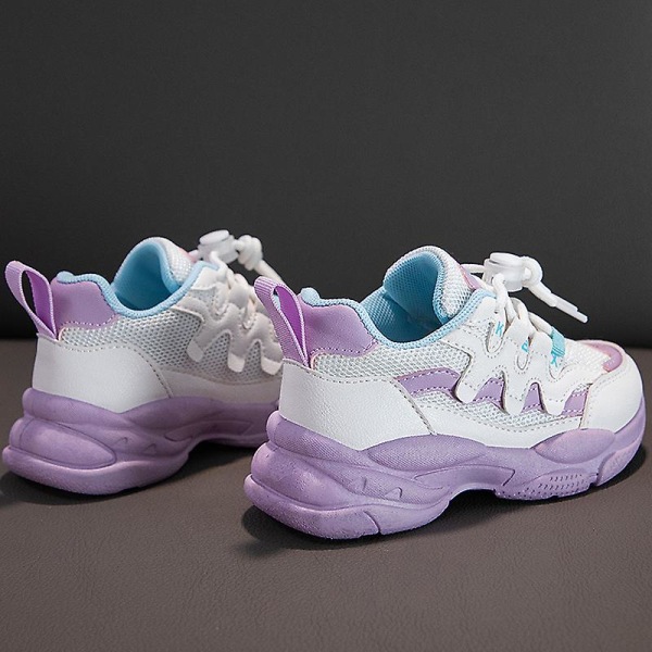 Barnskor Andas halkfria Sneakers Löparskor för barn Fr979 Purple 30