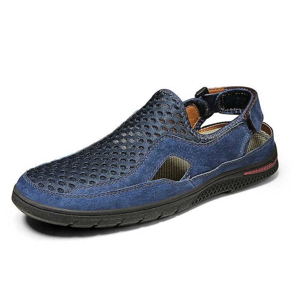 Herrskor Mesh sandaler Andas utomhus casual 6041 Blue 44