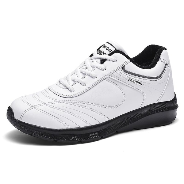 Herr Dam Sneakers Andas Promenadskor Mode Sportskor Äldre Skor H6870 White 41