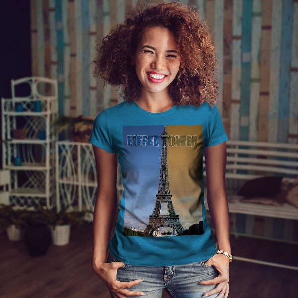 Landmark Tower Day Kvinnor Royal Bluet-shirt S