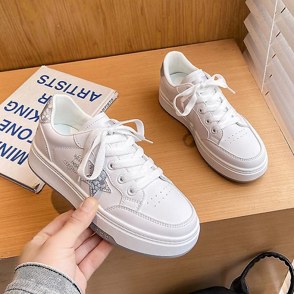 Sneakers för barn Andas löparskor Mode Sportskor G208 White 37