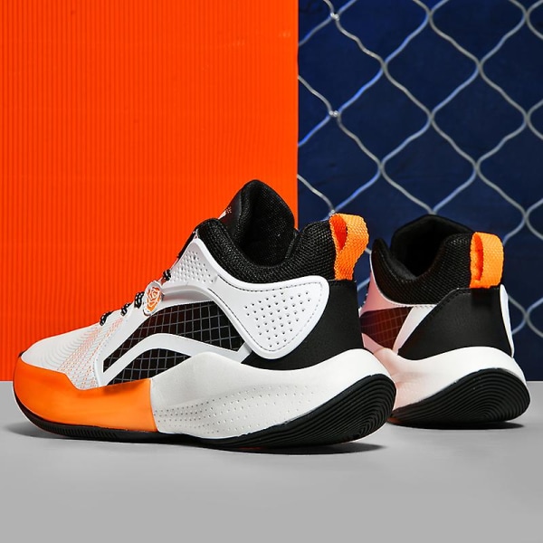 Basketskor för män Andas Sport löparskor Halkfria Sneakers Fr822 BlackWhite 40