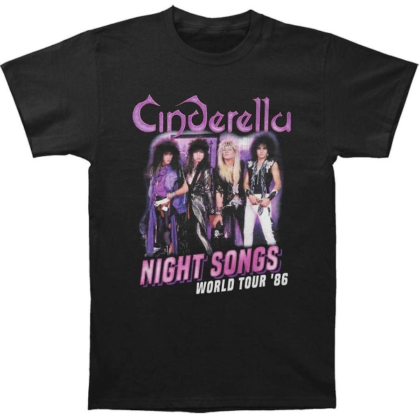 Cinderella Night Songs Tour T-shirt S