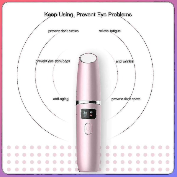 Vibration Ta bort ögon Ansiktsvård Massage Device|hem Massager Skönhet