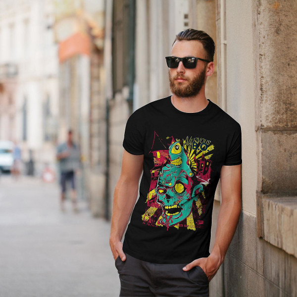 Nervous Brain Dead Men Blackt-shirt | Wellcoda M