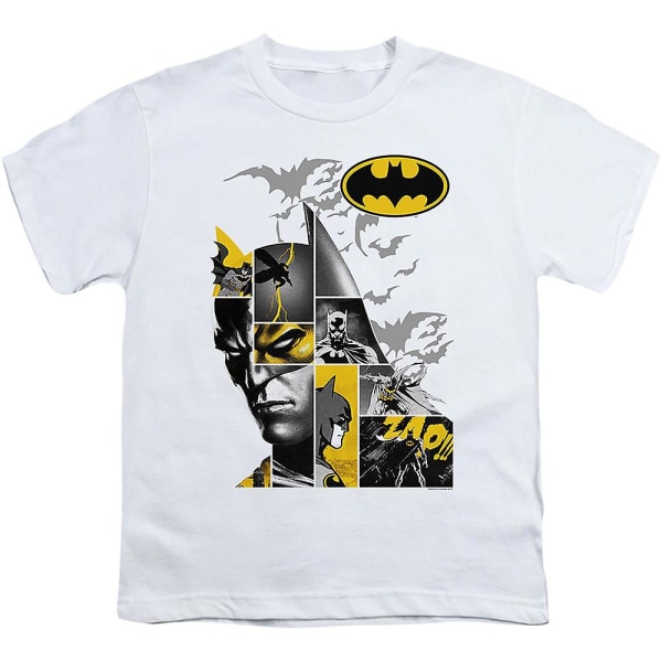 Ungdom Caped Crusader Collage Batman skjorta M