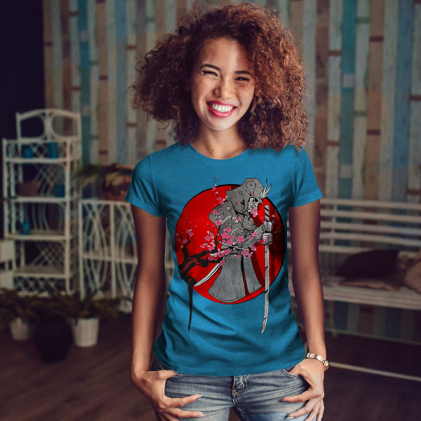 Katana Blood Spring Kunglig T-shirt för kvinnor 3XL