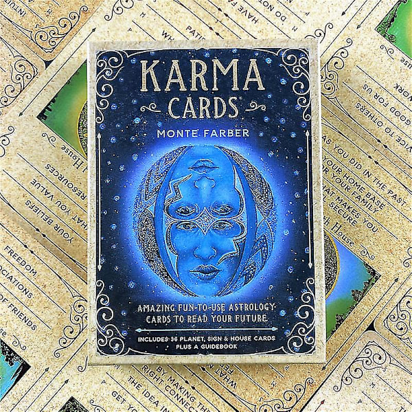 Senaste Karmakort Tarotkort Fortune Guidning Talande Spådomsdäck Brädspel Dark Mansion Tarot Med Pdf Guidebok78st Tt30