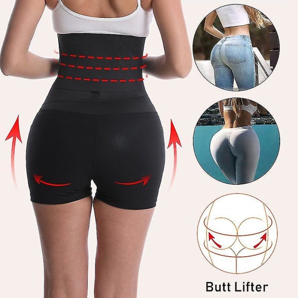 Waist trainer Bandage Wrap Shaperwear Magbälte Stretchband Kroppsformare Reduktiv Postpartum Bantning Slida Kvinna Platt Mage,13cm Uppgradering 3m