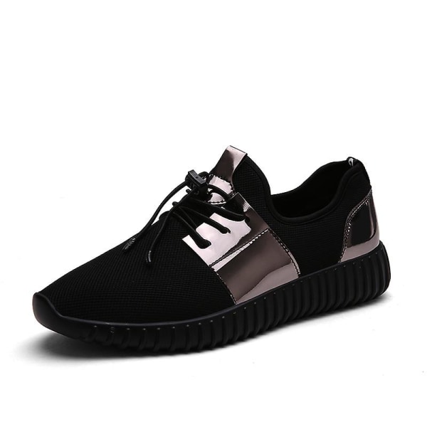 Herrsneakers Andas löparskor Mode Damsportskor 2K256 Black 40