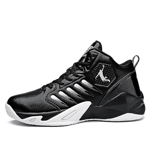 Basketskor för män Aldult Bekväma Sneakers Utomhussportskor 3B9136 Black 41