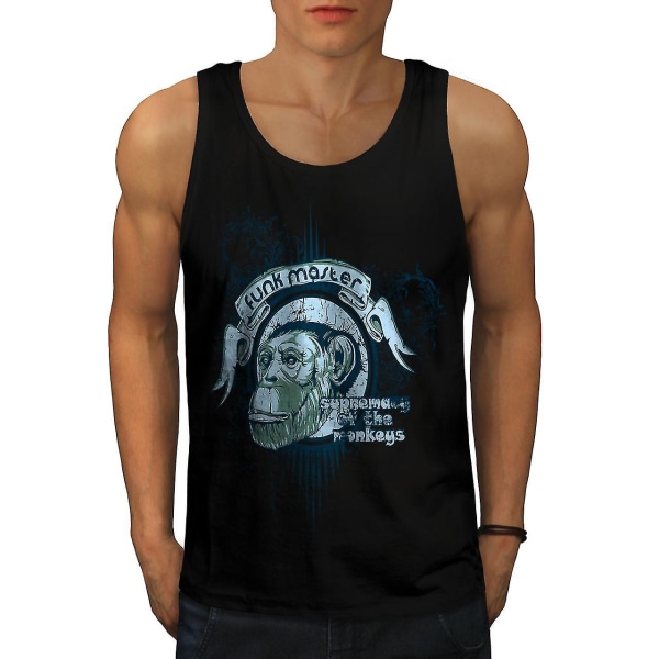 Funk Master Ape Men Blacktank Top | Wellcoda M