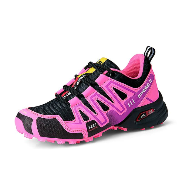 Dam vandringsskor Off-Road vattenavvisande sportskor Casual Outdoor Shoes 908 Pink 39