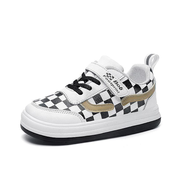 Pojkar Flickor Sneakers Andas Skateboarding Skor Barn Löparskor 2366 BlackWhite 34