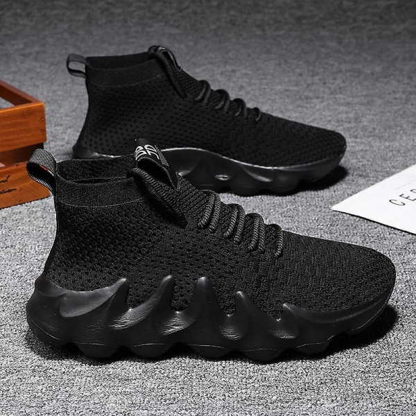 Sneakers för kvinnor Halkfria Coconut Skor Löparskor L450 Black 41