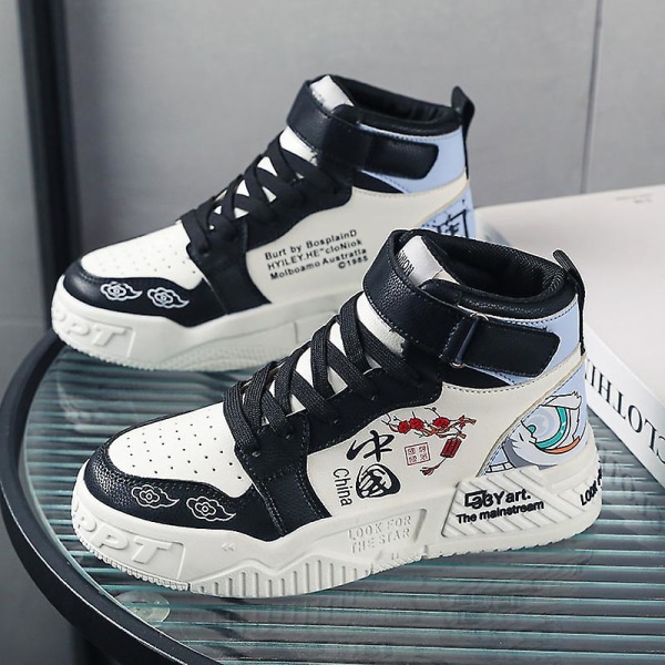 Barnskor Andas Sports löparskor Anime Sneakers WhiteBlack 40