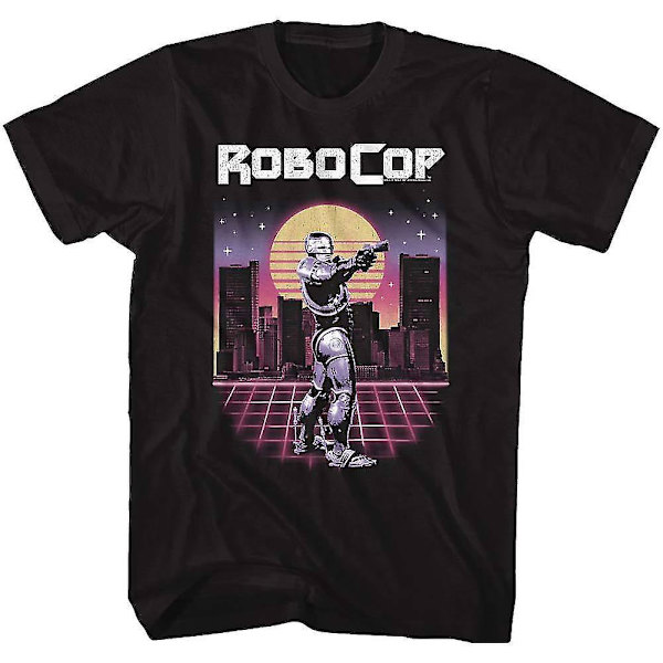 Robocop Synthwave Cop T-shirt M