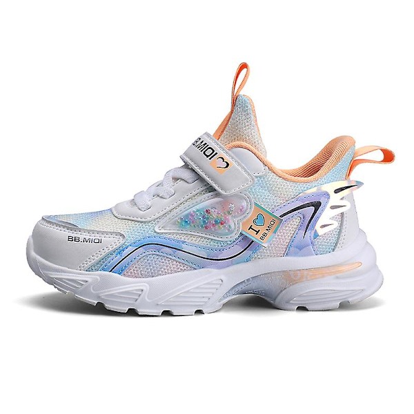 Barnskor Andas Sportskor Sneakers Löparskor för tjejer 2Dc11 GrayBlue 30