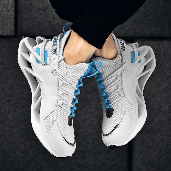 Herrsportskor Blade löparskor Halkfria Sneakers Fr18229 White 43