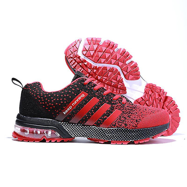 Herr Sneakers Andas löparskor Mode Sportskor 8702-1 Red 41
