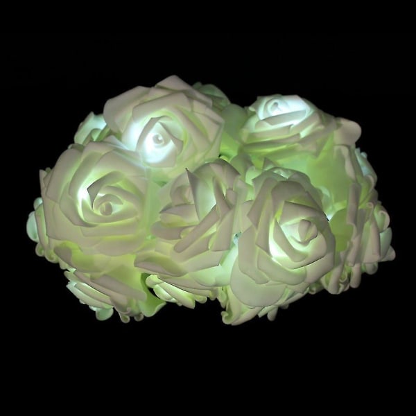 20led Rose Flower Fairy Bröllopsfest Juldekoration String Light