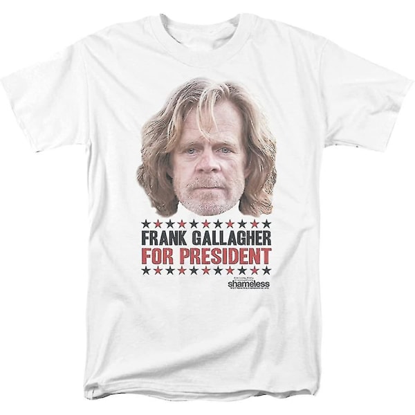 Skamlös Dramatisk Komedi Showtime TV-serie Frank For President Vuxen T-shirt 2XL